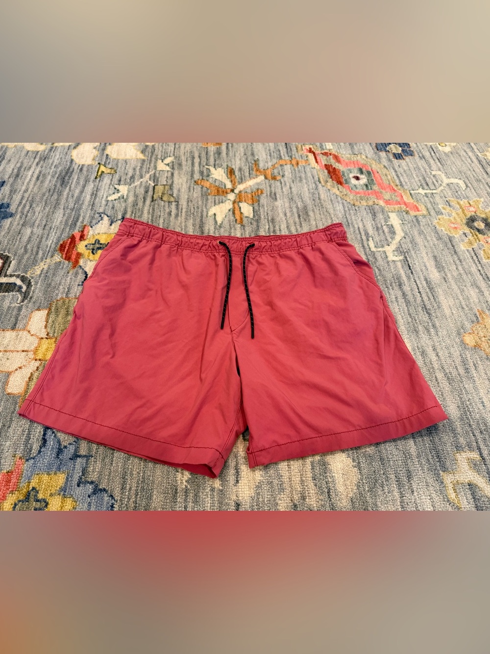 American Eagle Flex Shorts Zipper Pocket Men’s Size XXL Red pull on